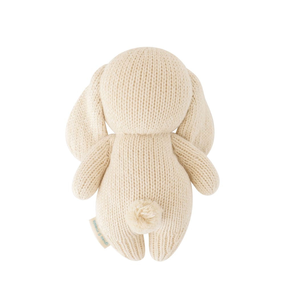 Cuddle+Kind Organic Cotton Baby Bunny Plush Toy - Soft & Huggable Stuffed Animal for Newborns, Toddlers & Kids | Perfect for Nursery Decor, Baby Shower Gifts & Cuddling