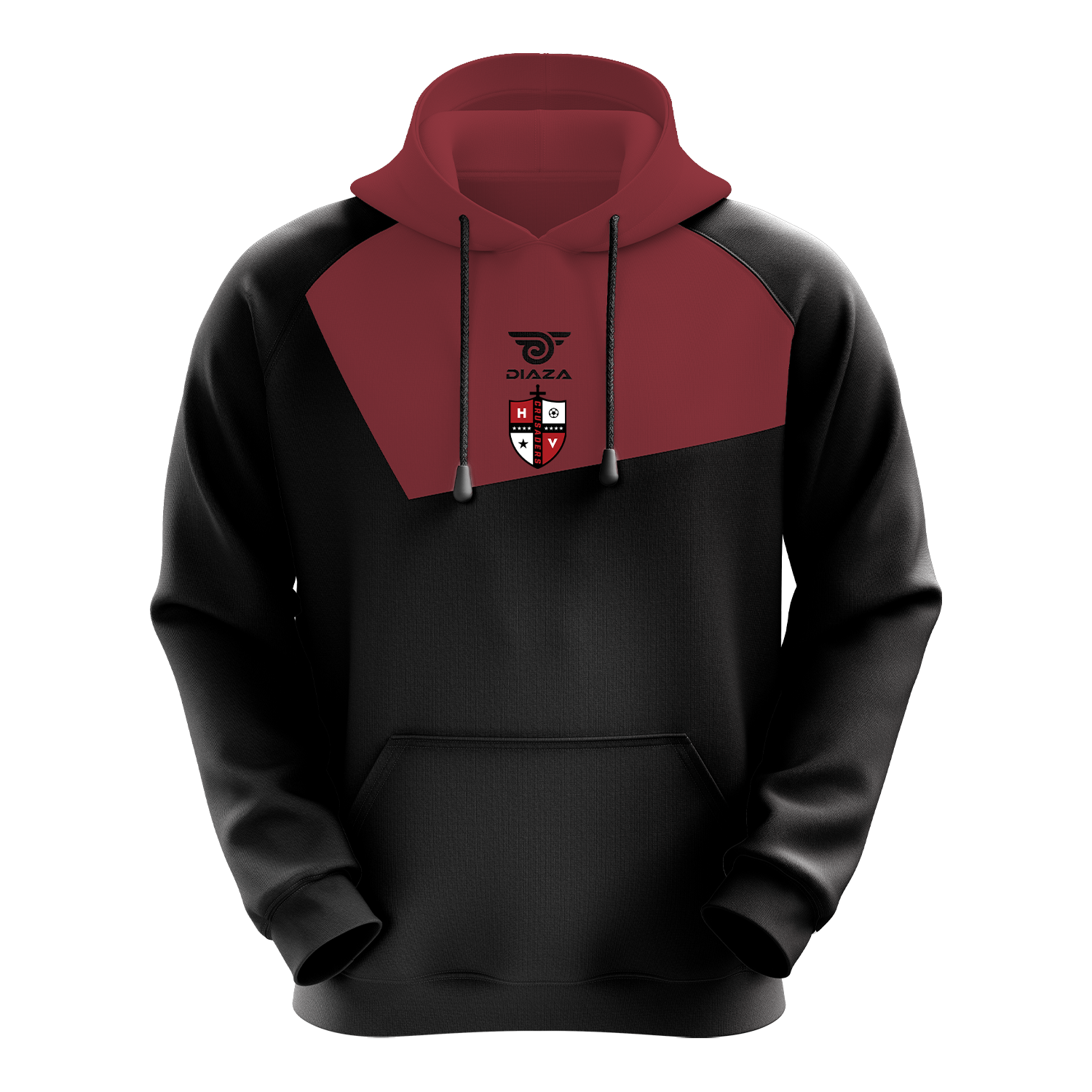 HVC Hoodie for Men & Women - Soft Cotton Pullover with Kangaroo Pocket - Perfect for Casual Wear, Gym, and Outdoor Activities