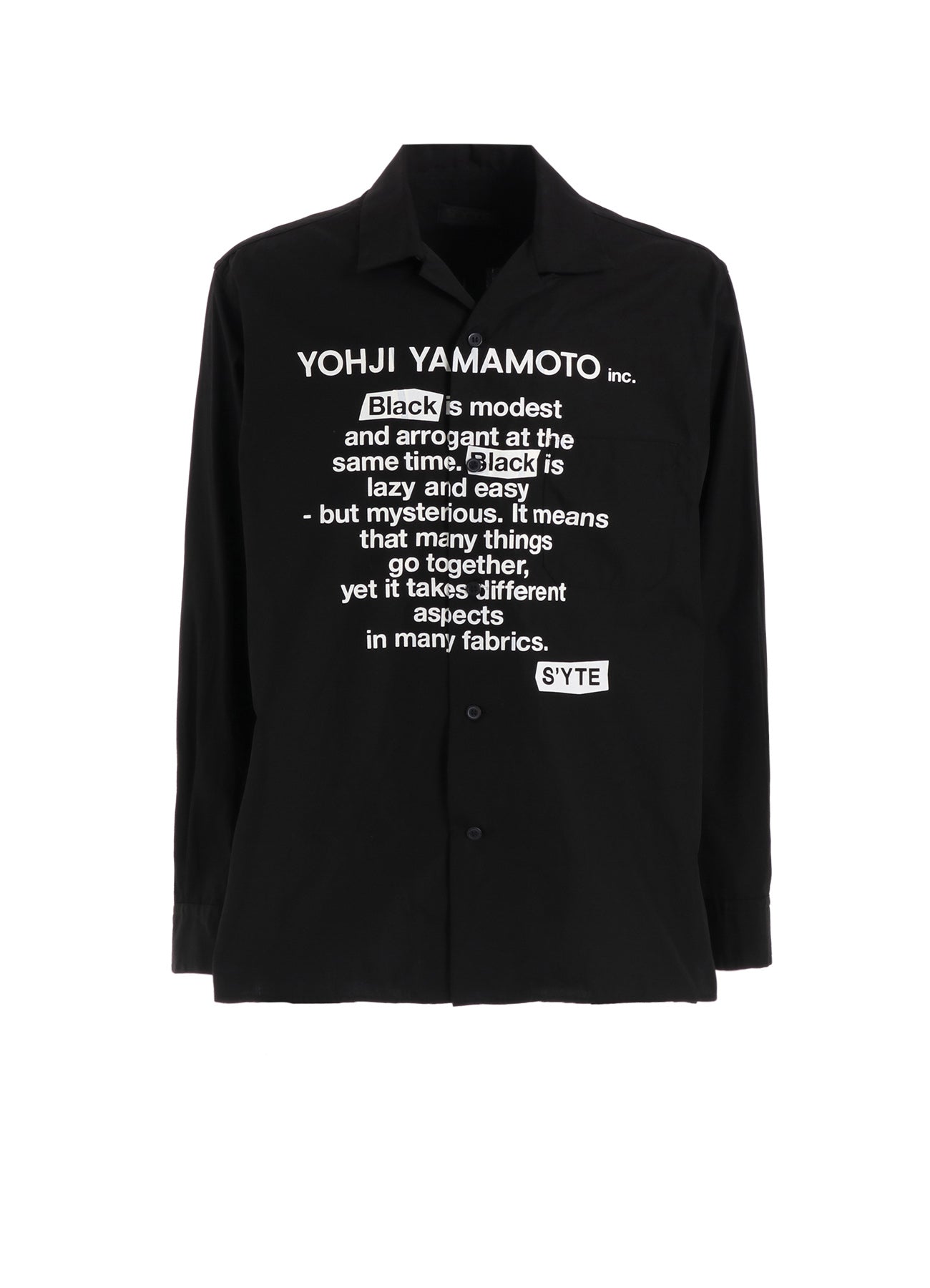Black Cotton Broad Message Printed Shirt for Men & Women - Stylish Casual Wear for Office, Outings & Everyday Fashion