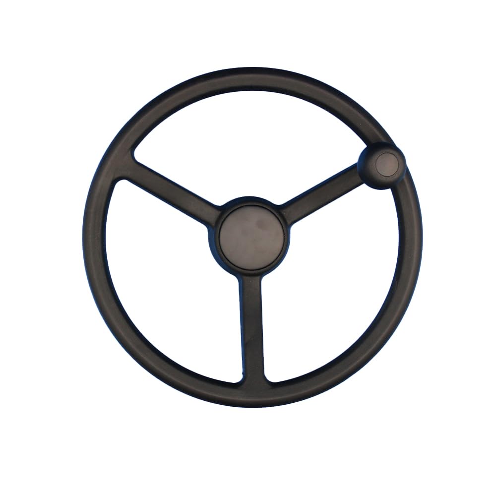RAParts 125/35000 Replacement Steering Wheel Compatible with JCB 214 215 216 217 3C 3CX 3D 1400B 1550B - Heavy Duty Tractor & Construction Equipment Upgrade