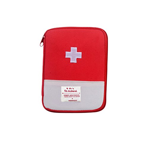 Kimloog First Aid Patch Bag - Portable Small Medical Utility Pouch for Travel, Hiking & Emergency Kits | Compact Organizer for Bandages, Medicines & First Aid Supplies