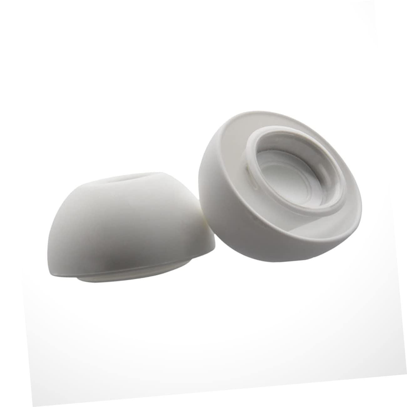 KOMBIUDA Earphone Caps - 1 Pair Silicone Ear Plugs & Headphone Case, Eartips for Makeup Plate, Blush Pro Small - Perfect for Travel, Gym & Noise Isolation