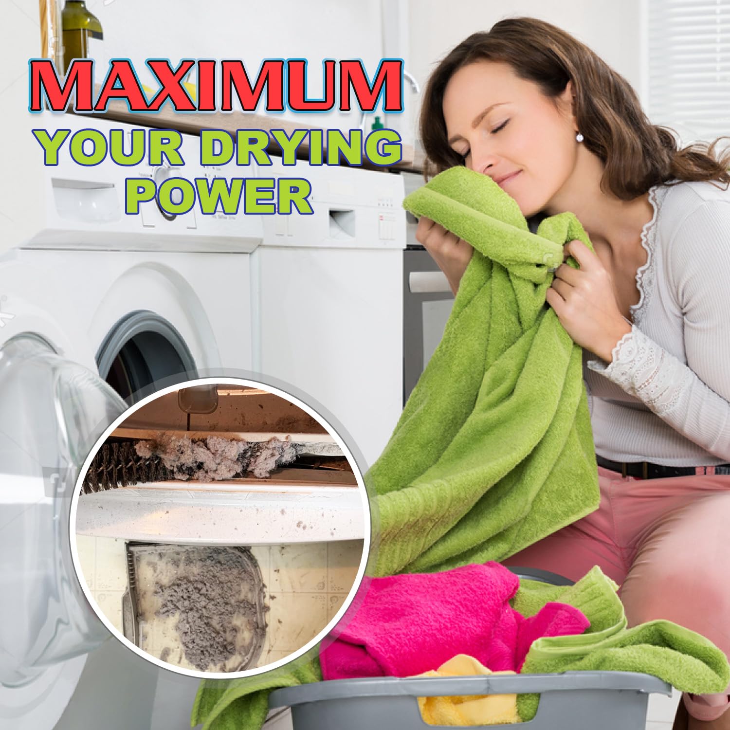 Sealegend Dryer Vent Cleaning Kit with Flexible Guide Wire, Vacuum Hose & Lint Remover Brush - Black | Prevent Fire Hazards & Improve Dryer Efficiency for Home Laundry Rooms