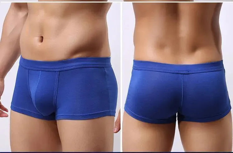 Premium Men's Cotton Boxer Shorts 4-Pack - Soft Breathable Underwear for Everyday Comfort & Lounge Wear