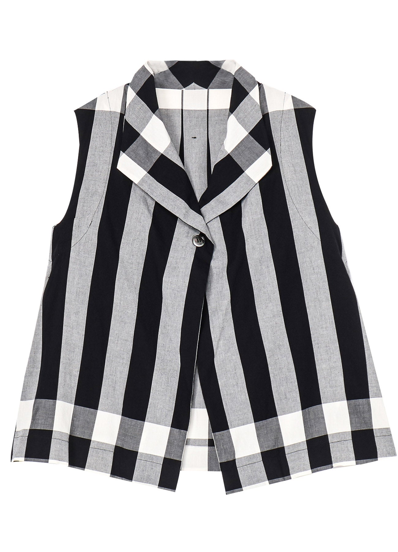 Stylish Cotton Plaid Stripe Gilet Vest for Men & Women - Lightweight Layering Piece for Fall & Winter Fashion | Perfect for Outdoor Activities, Office Wear, and Casual Outfits