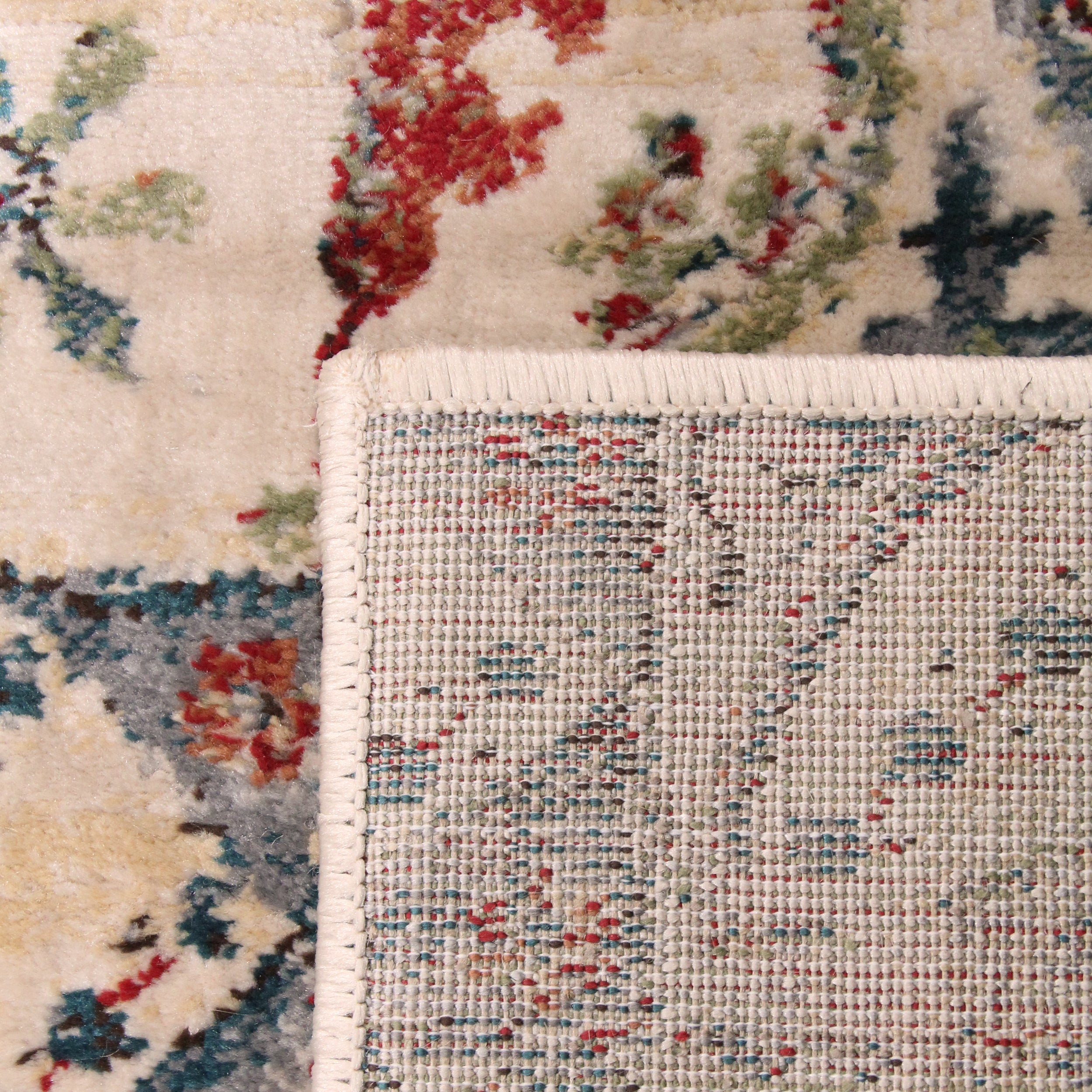 Vanessa Rustic Patchwork Indoor Modern Area Rug - Soft Boho Chic Living Room Carpet for Bedroom, Nursery & Home Decor