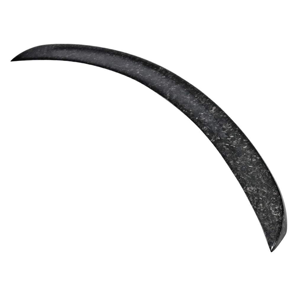 IKON MOTORSPORTS Carbon Fiber Trunk Spoiler for 2012-2025 Tesla Model S Sedan | OE Style Rear Wing | Enhances Aerodynamics & Sporty Look | Perfect for Car Enthusiasts & Performance Upgrades