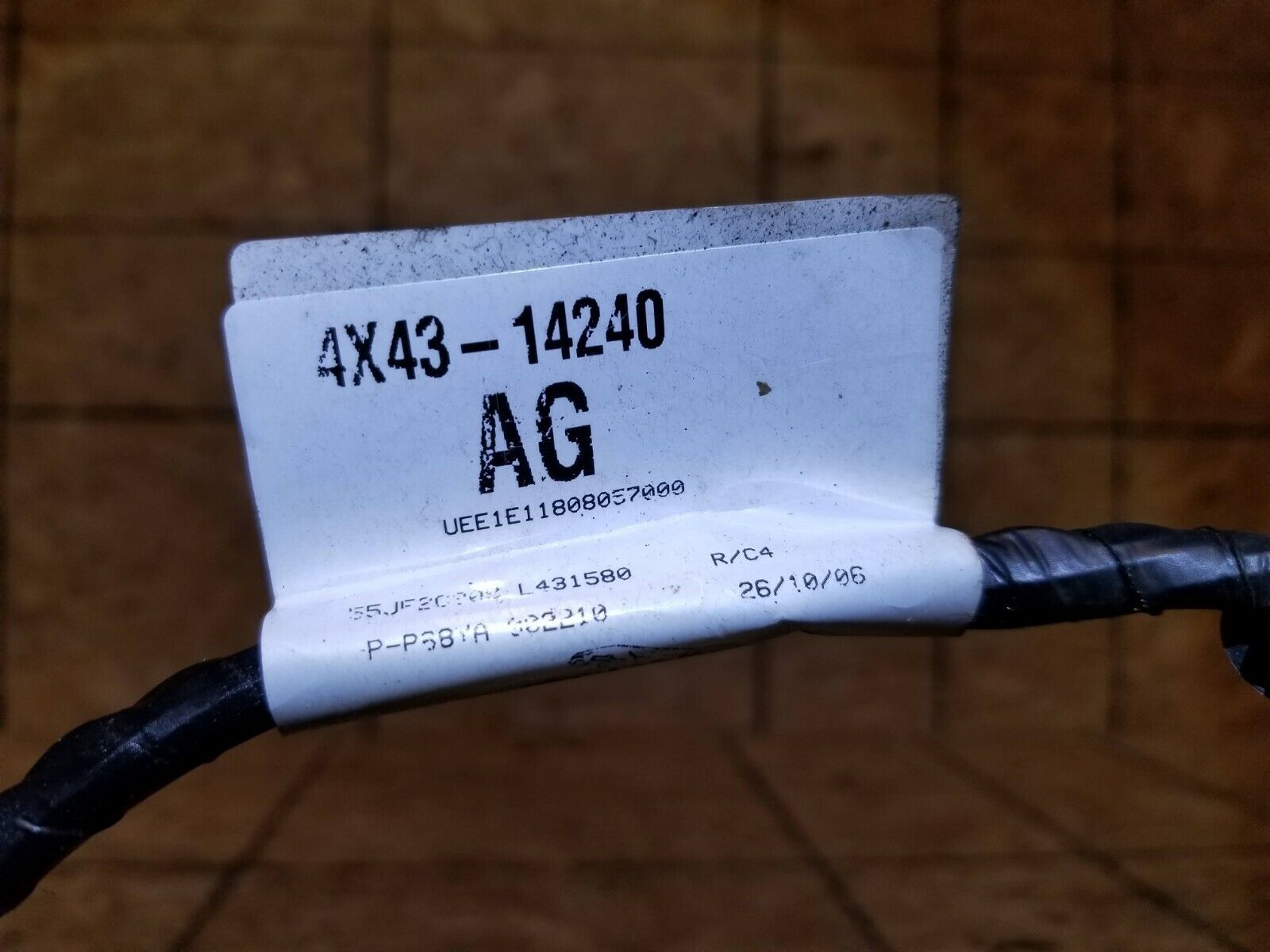 02 08 Jaguar X-Type Rear Passenger Right Side Door Wire Harness OEM 86k - Perfect for Electrical Repairs & Car Maintenance