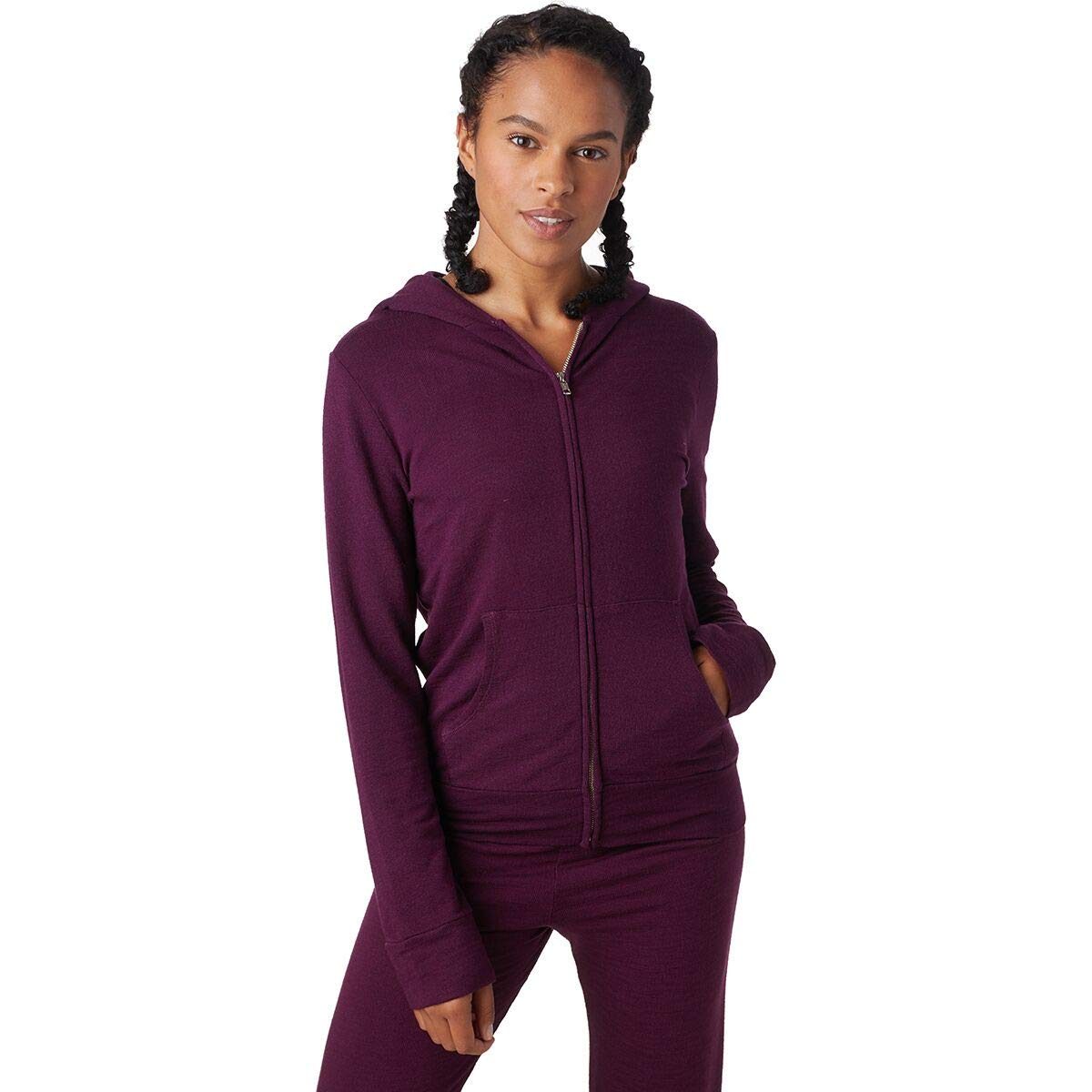 Monrow Women's Casual Fleece Sweatshirt - Soft Pullover Hoodie for Everyday Wear | Perfect for Lounge, Workout & Street Style
