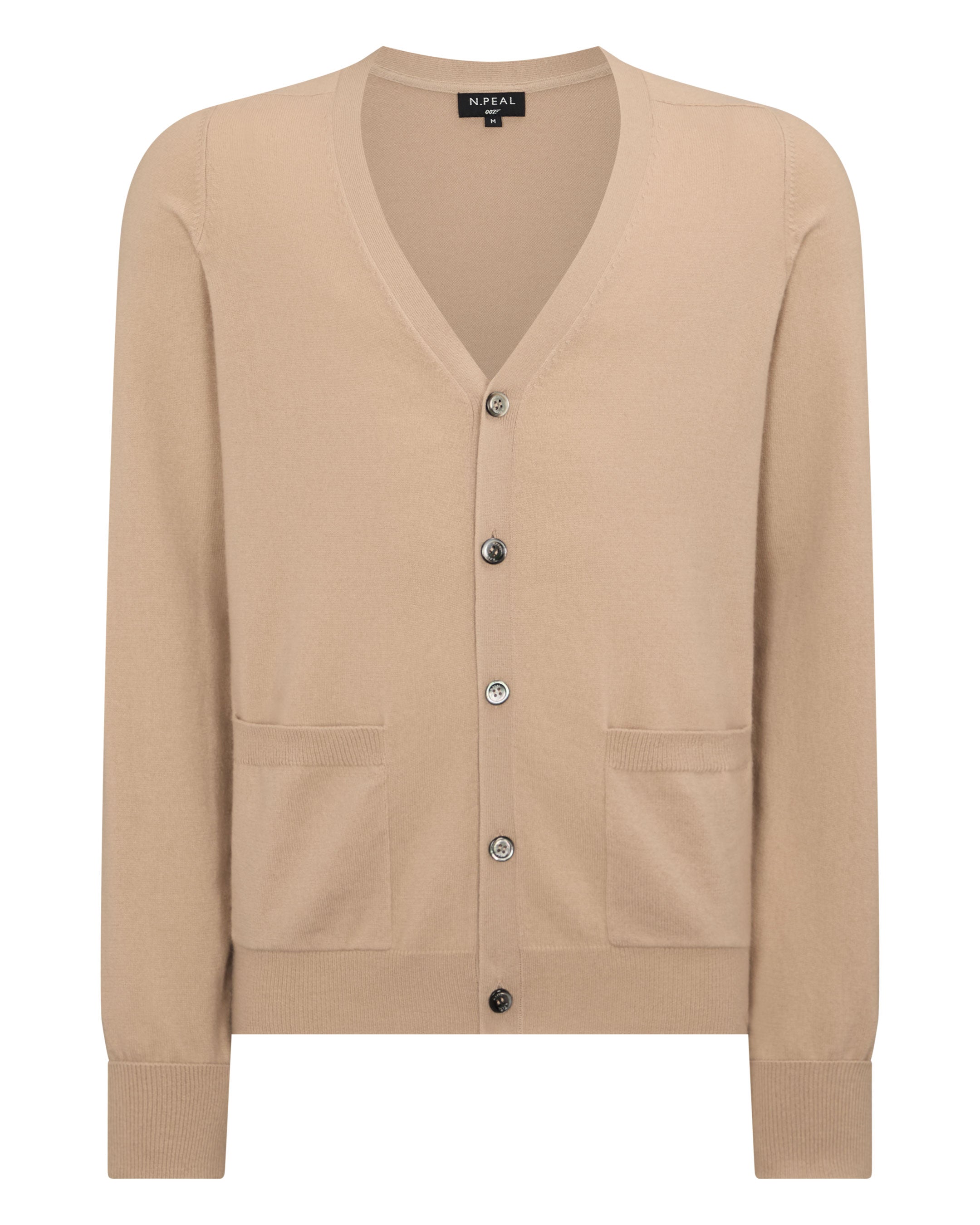 007 Goldfinger V Neck Cardigan for Women - Soft Camel Brown Knit Sweater | Office Wear, Casual Outfits & Fall Fashion