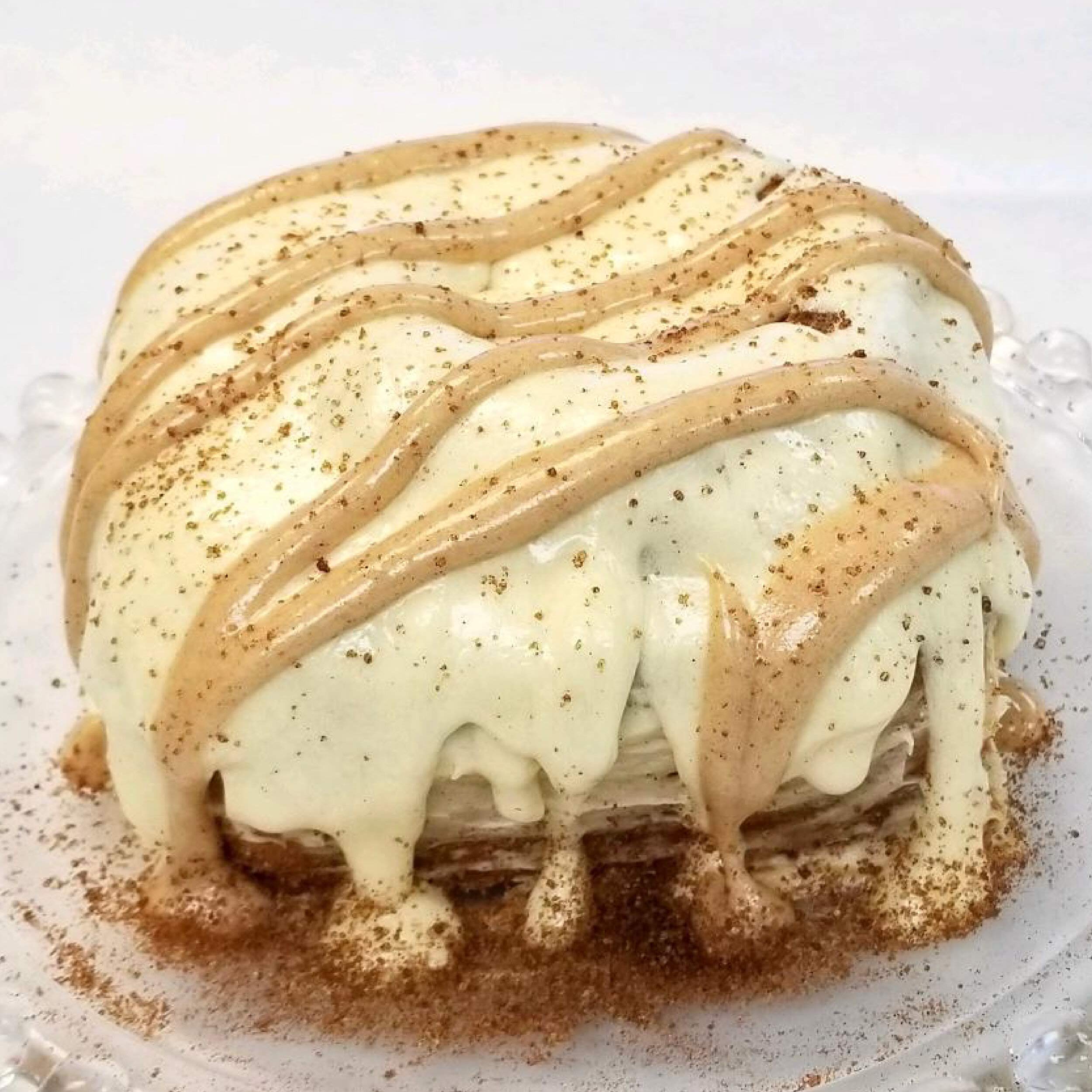 Gourmet Cinnamon Cream Cinnamon Rolls - 12 Pack (6 oz Each) | Fresh Baked Breakfast Pastries, Sweet Dessert Treats for Brunch, Parties & Holiday Gatherings