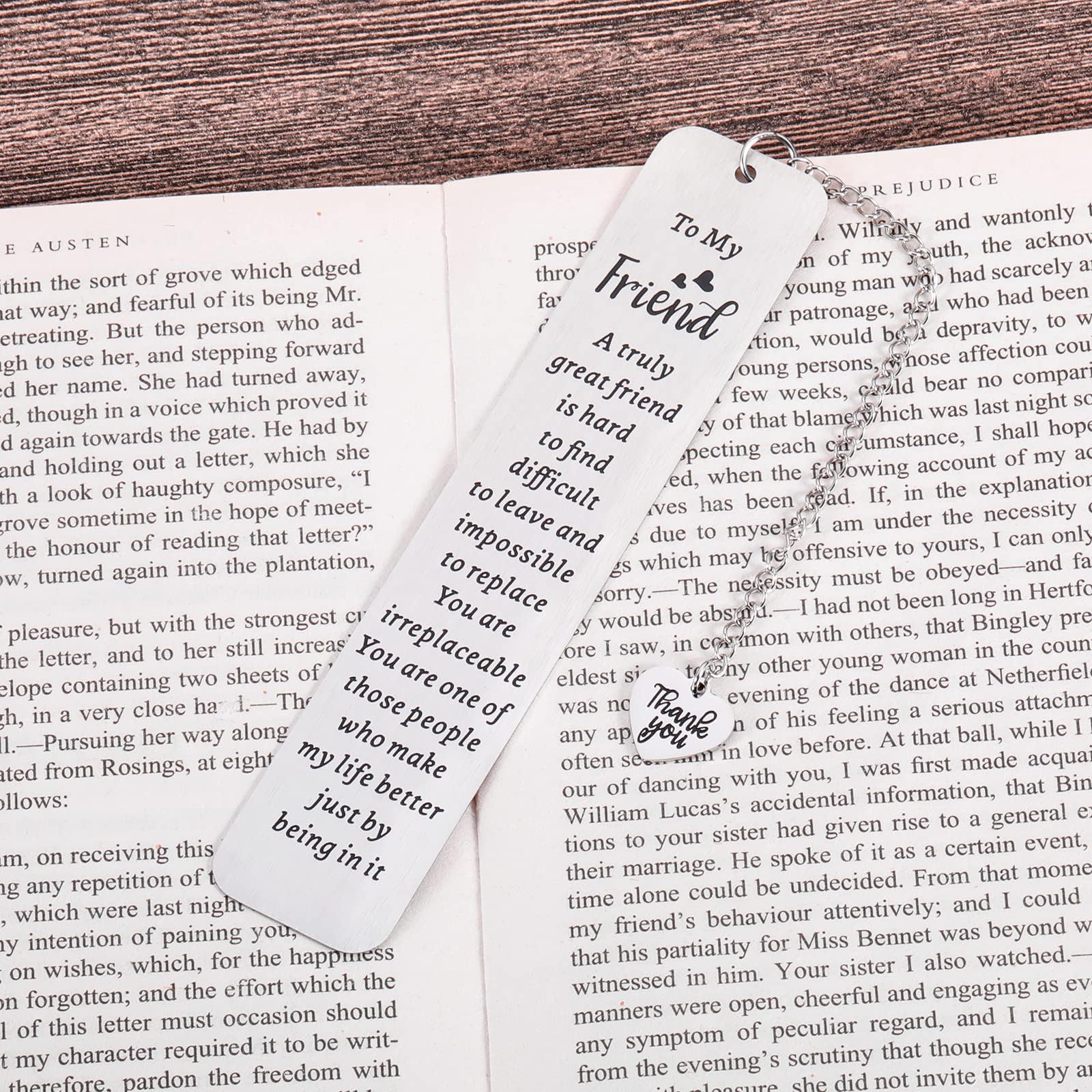 **Personalized Bookmark Gifts for Best Friends - Thoughtful Friendship Gifts for Women, Sentimental Keepsakes for Christmas Stocking Stuffers, Birthday, Graduation - Perfect Gift Ideas for Female Friends (Reading Enthusiasts, Book Lovers, Bestie Gifts)**