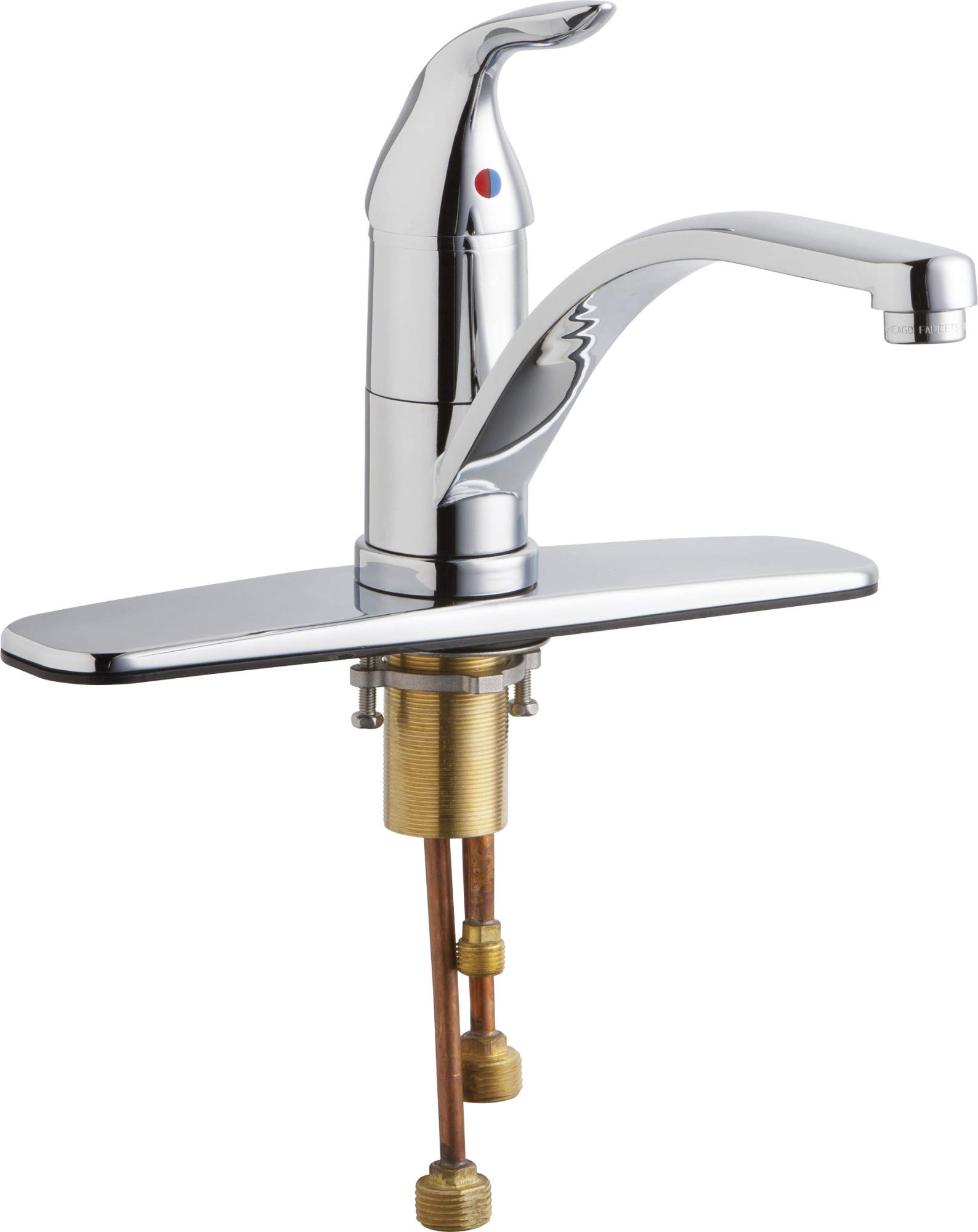 Single Lever Hot and Cold Water Mixing Sink Faucet - Modern Kitchen & Bathroom Faucet for Easy Temperature Control | Perfect for Home, RV, and Office Use
