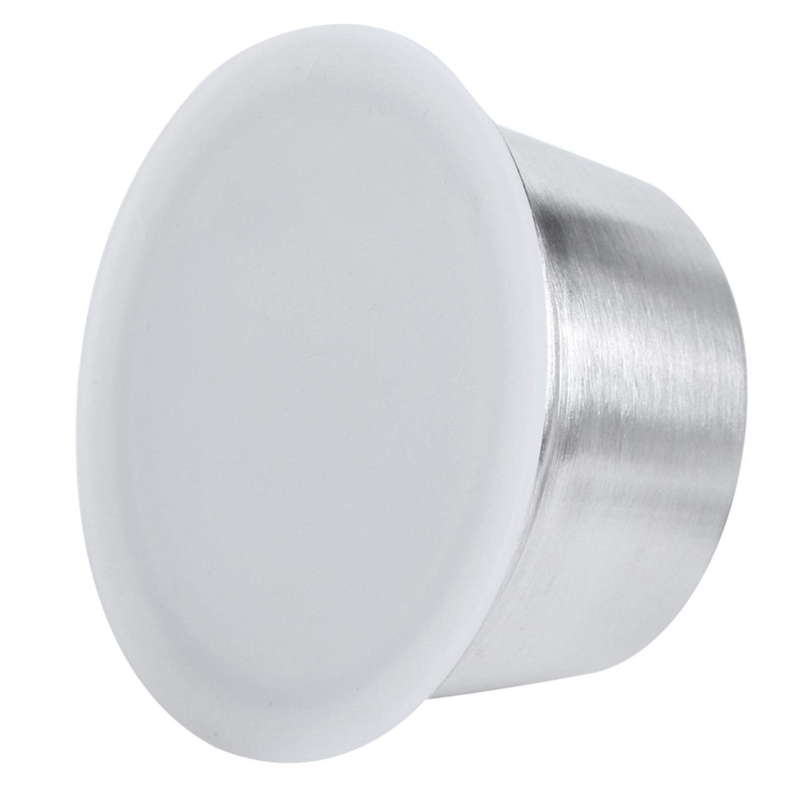 Oumefar Refillable Stainless Steel Coffee Capsule Pods with Silicone Lid - Reusable Coffee Filter Cup Compatible with Dolce Gusto Coffee Maker (White) - Perfect for Home, Office & Travel Use