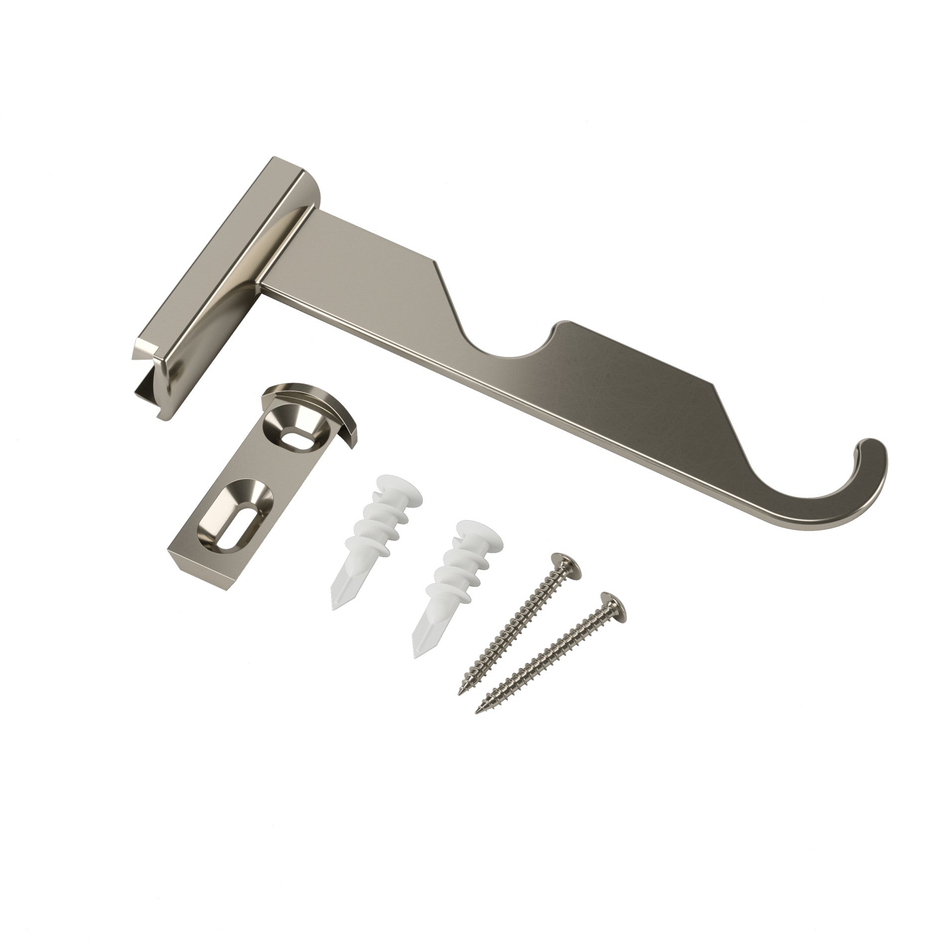 Twilight Double 3/4 Center Bracket - Heavy Duty Metal Support Bracket for Furniture, Shelves & Cabinets - Perfect for Home Office, Garage & DIY Projects