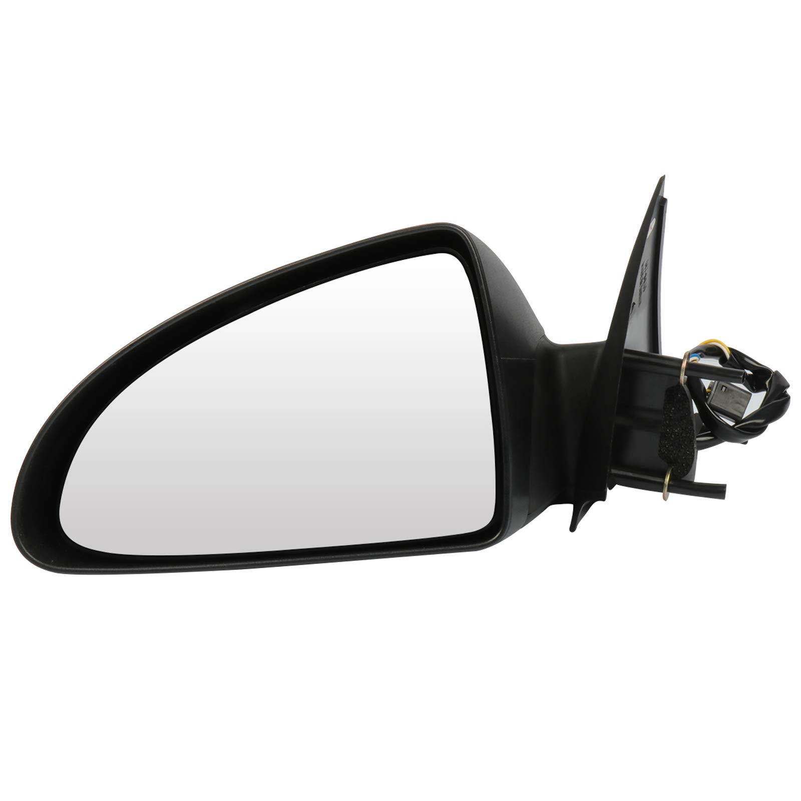 FINDAUTO Power & Manual Folding Driver Side Mirror Replacement for 2005-2010 Pontiac G6 - ABS Black Outside Door Mirror (GM1320291) - Perfect for Parking & Lane Changes