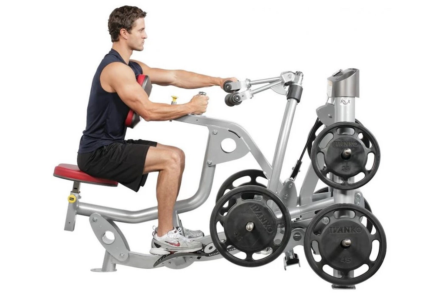 Hoist ROC IT Seated Mid Row Machine (RPL 5203) - Professional Gym Equipment for Home & Commercial Use - Perfect for Strength Training & Back Workouts