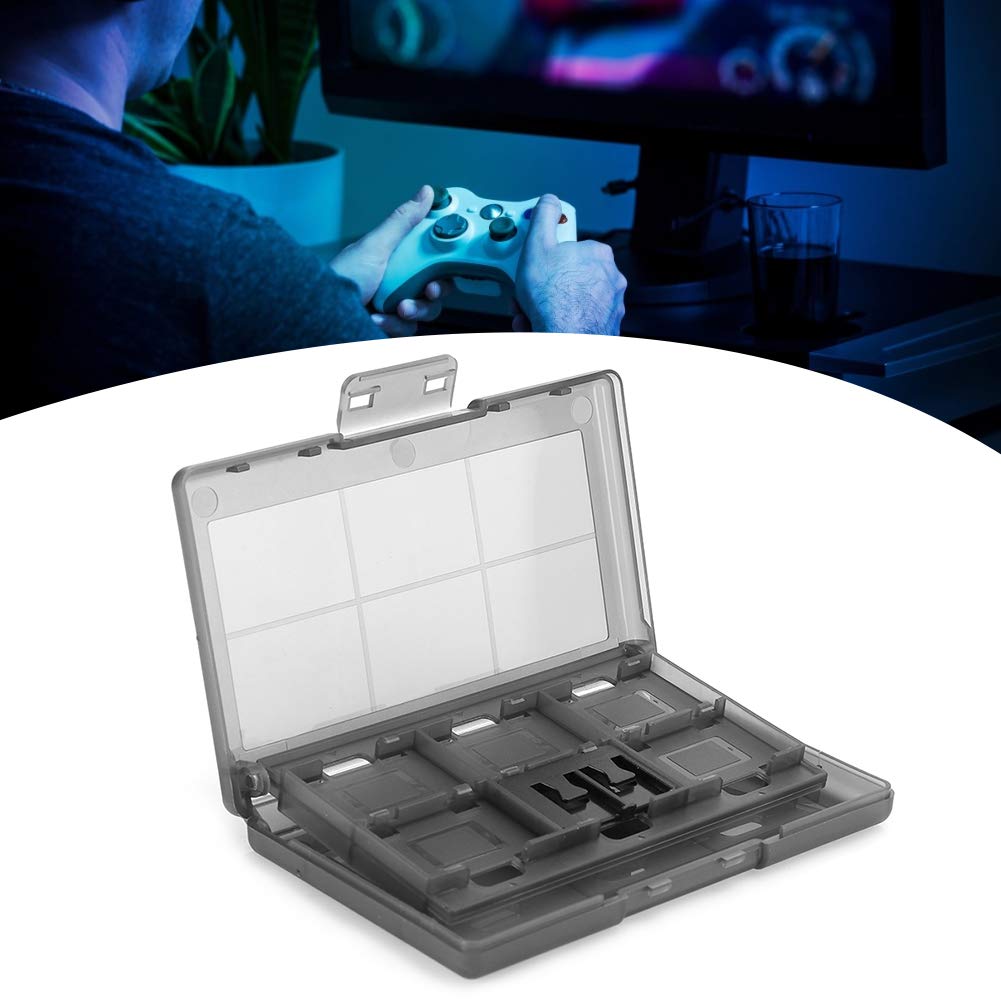 Nintendo Switch Game Card Holder - Black Switch Game Card Storage Case with Delicate Touch for Secure Protection | Perfect for Travel, Gaming On-The-Go & Organizing Switch Game Collection