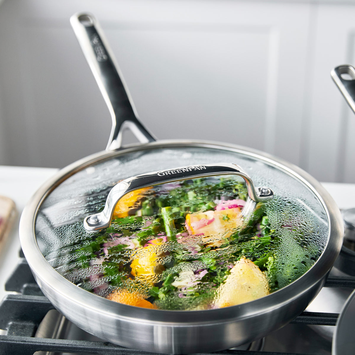 GP3 Thermolon 9G Ceramic Nonstick 14-Piece Cookware Set - PFOA-Free, Dishwasher Safe Pots & Pans for Healthy Cooking | Perfect for Induction, Gas & Electric Stoves | Ideal for Frying, Boiling & Sauteing