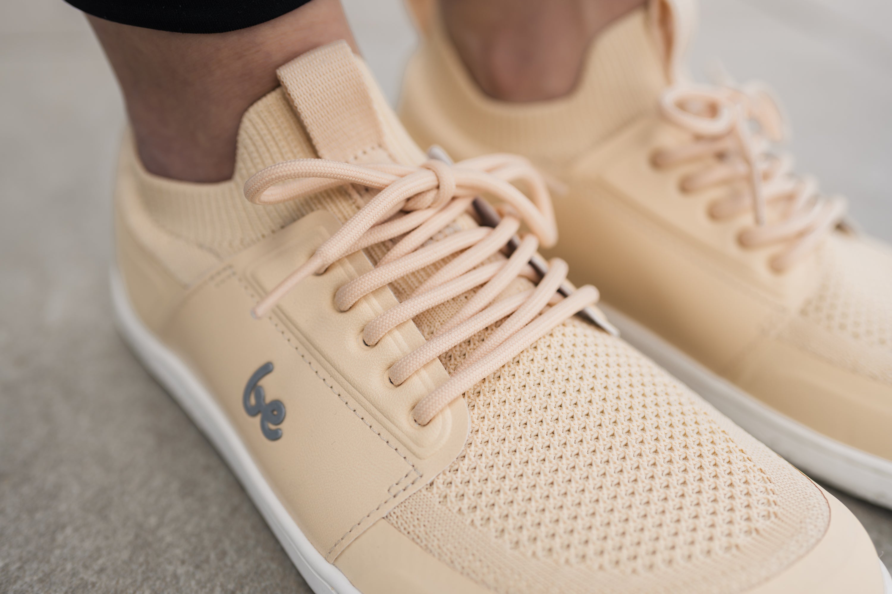 Barefoot Sneakers for Women - Be Lenka Swift Minimalist Shoes | Lightweight & Flexible | Beige Cream | Perfect for Running, Walking & Gym Workouts