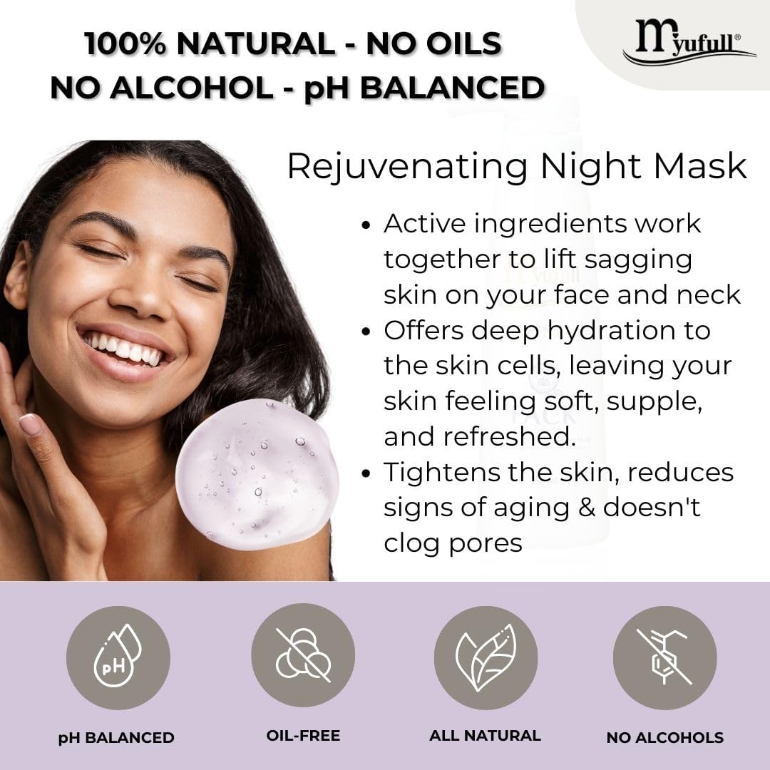 Myufull EGF Skincare Bundle - Natural Facial Lotion, Cleanser & Mask Set | Japanese Anti-Aging Skin Care for Women | Deep Hydration & Moisturizing | Perfect for Daily Routine & Nighttime Skincare