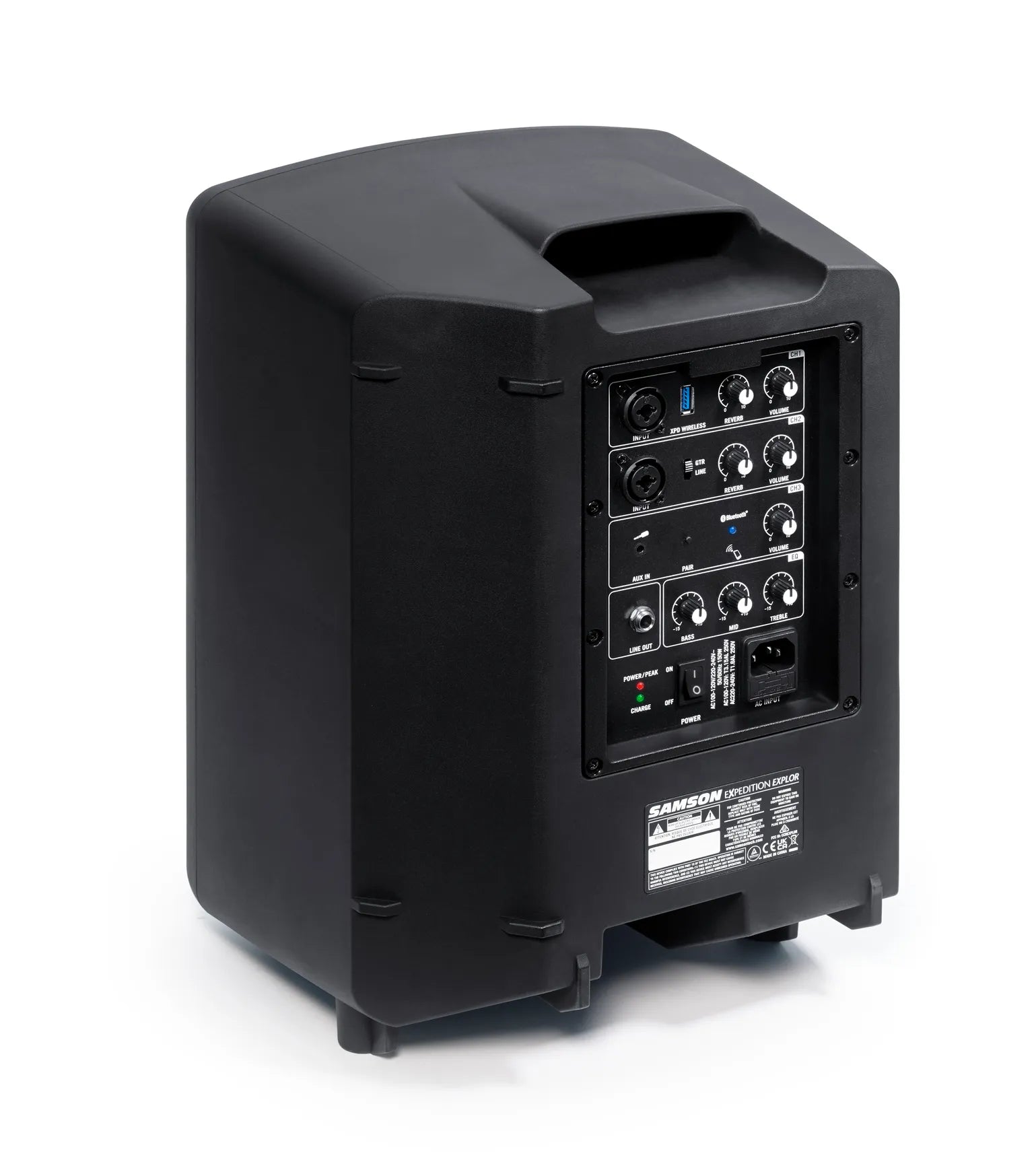 Samson Expedition Explorer Rechargeable Portable PA System Speaker - Wireless Bluetooth Speaker for Outdoor Events, Parties, and Public Speaking