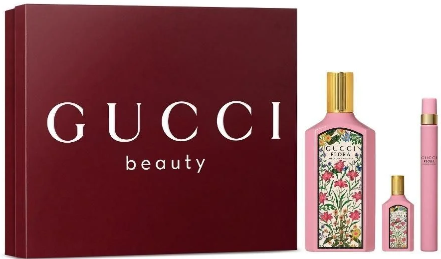 Gucci Flora Gorgeous Gardenia Eau de Parfum Gift Set for Women - Floral Fragrance Perfume with Notes of Gardenia, Jasmine & Sandalwood - Perfect for Date Night, Special Occasions & Everyday Luxury