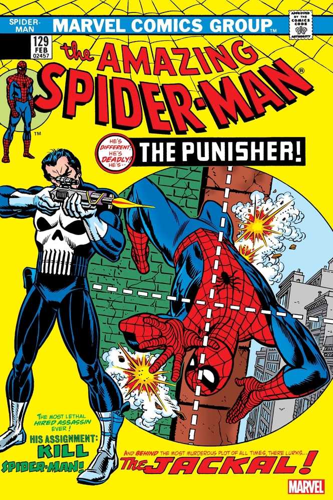 Amazing Spider-Man #129 Facsimile Edition - Rare Marvel Comic Book for Collectors | Perfect for Display, Gifts & Comic Conventions