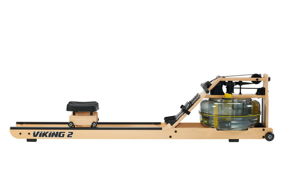 FluidRower Viking 2 Plus Select Fluid Rower - Premium Home Rowing Machine for Full Body Workout | Perfect for Indoor Fitness & Cardio Training