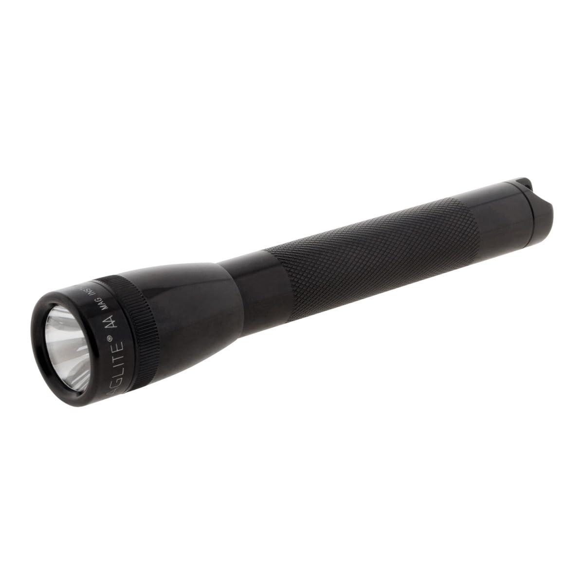 Maglite Mini Maglite 2AA Black Flashlight Combo Pack - Bright Incandescent Light for Camping, Hiking & Emergency Use