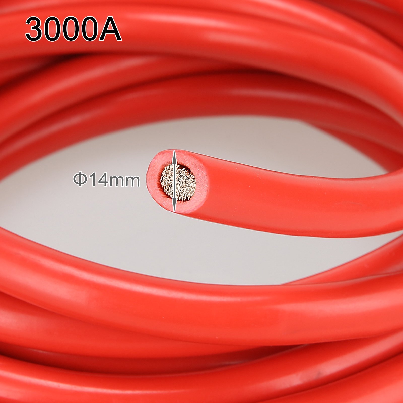 Voilamart 1 Gauge 20Ft 3000AMP Heavy Duty Jumper Cables with Carry Bag - Commercial Grade Booster Cables for Car, Truck, SUV Battery Jump Start - Perfect for Emergency Roadside Assistance and Vehicle Maintenance