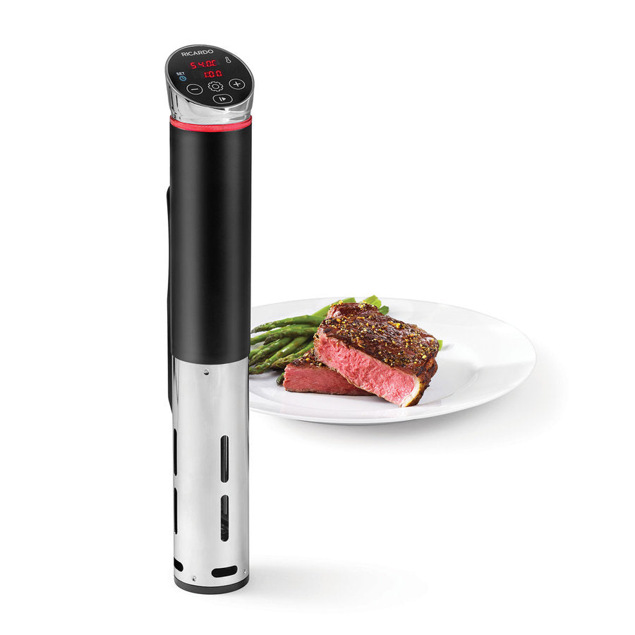 RICARDO Sous Vide Precision Cooker 62912 - Professional Immersion Circulator for Perfect Steaks, Chicken & Fish - Ideal for Home Chefs & Sous Vide Cooking Enthusiasts