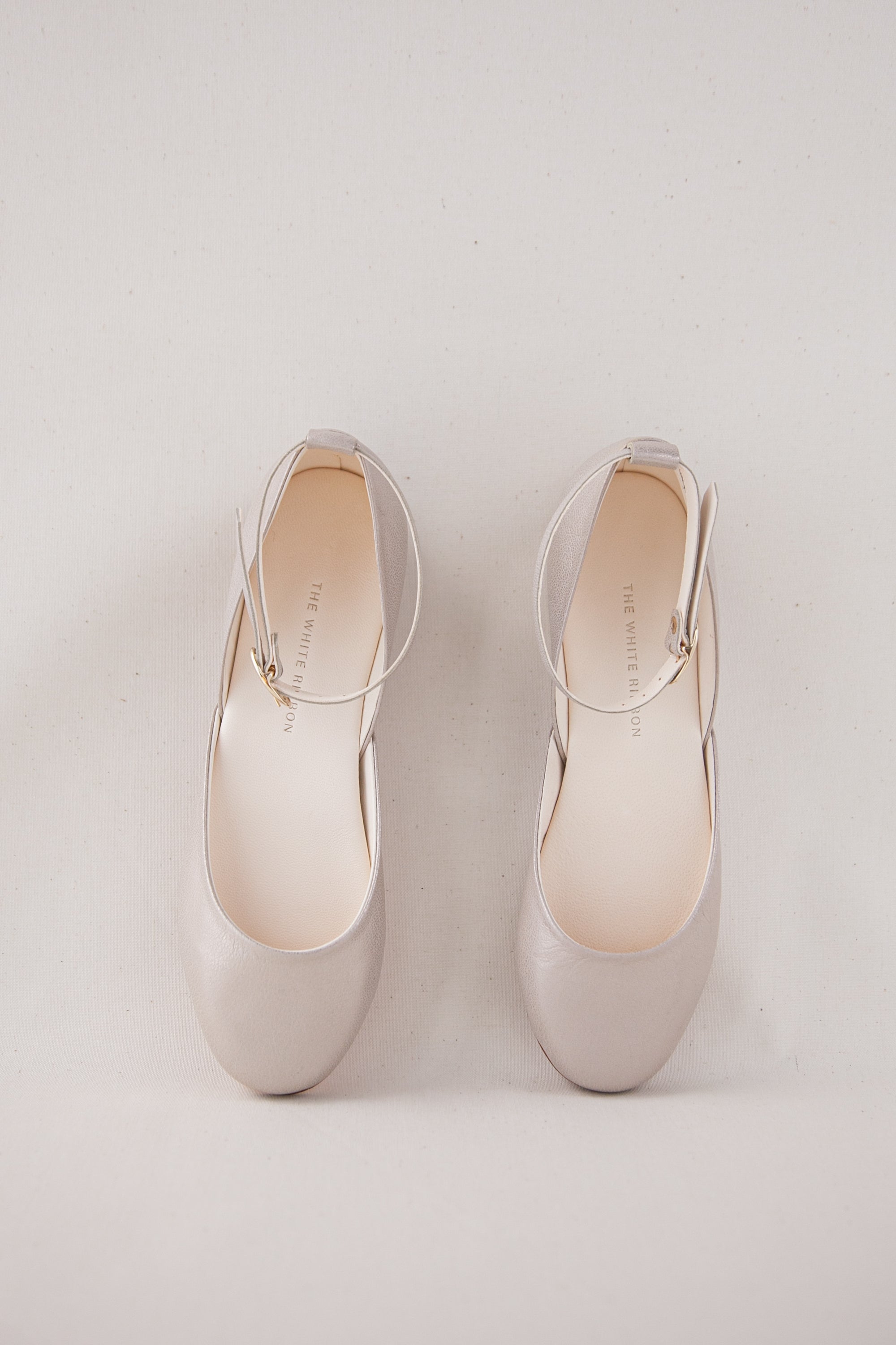 LUNA BALLET FLATS Women's Comfortable Slip On Shoes - Champagne Gold Soft Leather Ballet Flats for Work, Travel & Everyday Wear
