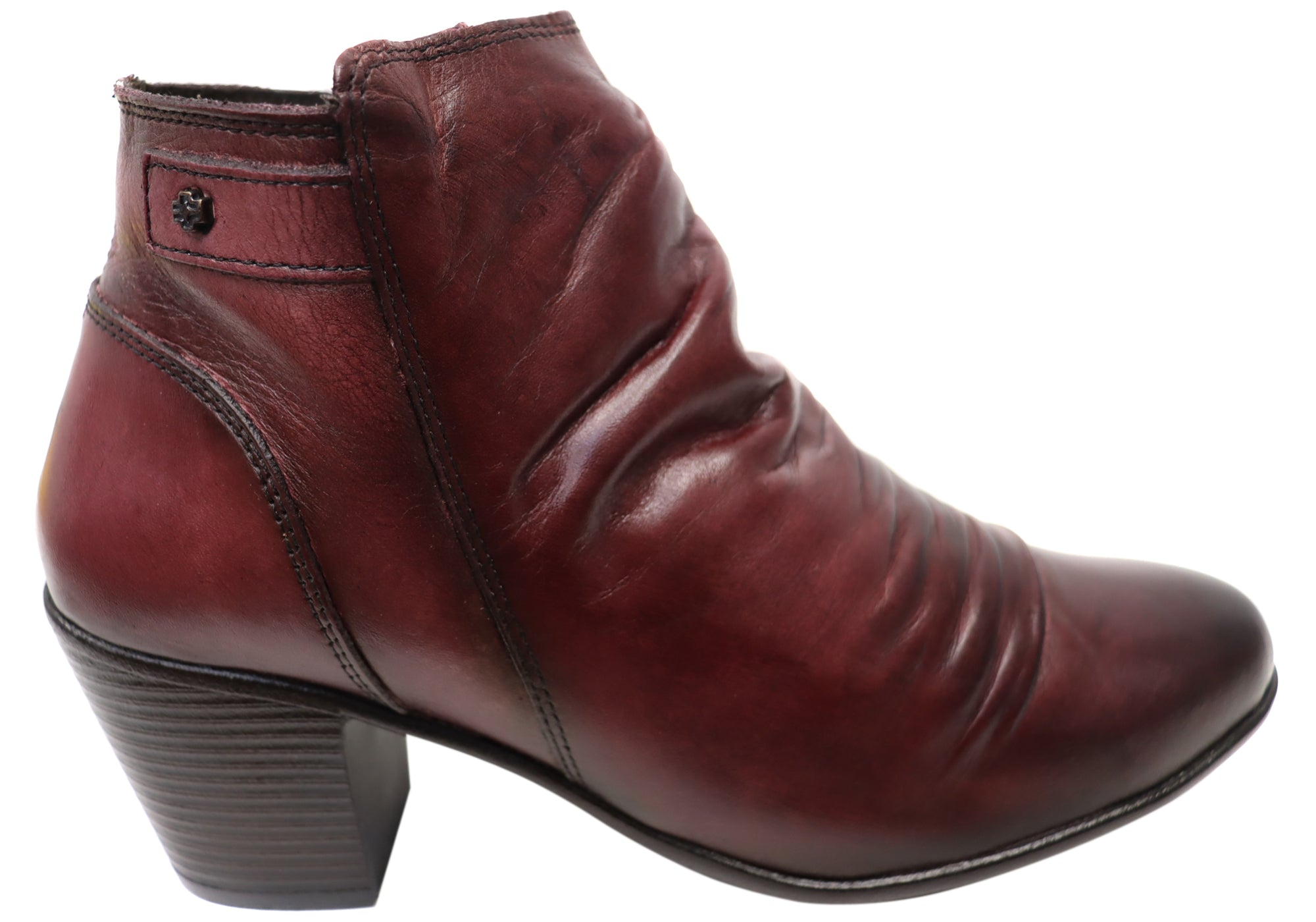 Perlatto Brooke Women's Comfortable Leather Ankle Boots - Made in Brazil - Stylish & Durable for Work, Travel & Everyday Wear
