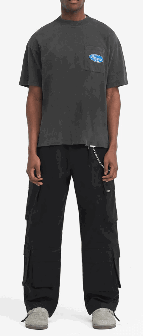 REPRESENT Baggy Cargo Pants for Men - Streetwear Joggers with Multiple Pockets | Perfect for Casual Wear, Hip Hop Fashion & Urban Street Style