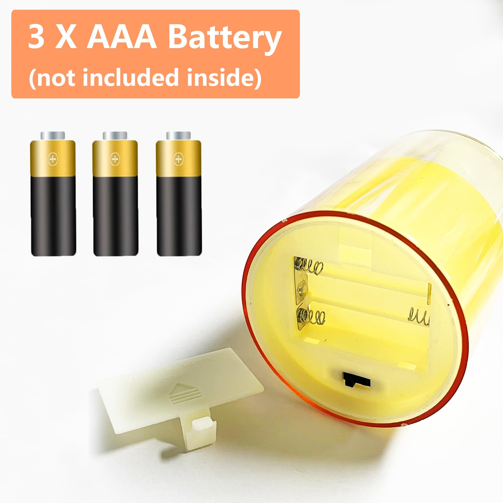 3 Pack Amber Flameless LED Candles - Battery Operated Clear Acrylic Pillar Candles with Remote & Timer for Wedding, Party, Birthday Decorations - Perfect for Home, Hotel, Restaurant & Romantic Ambiance