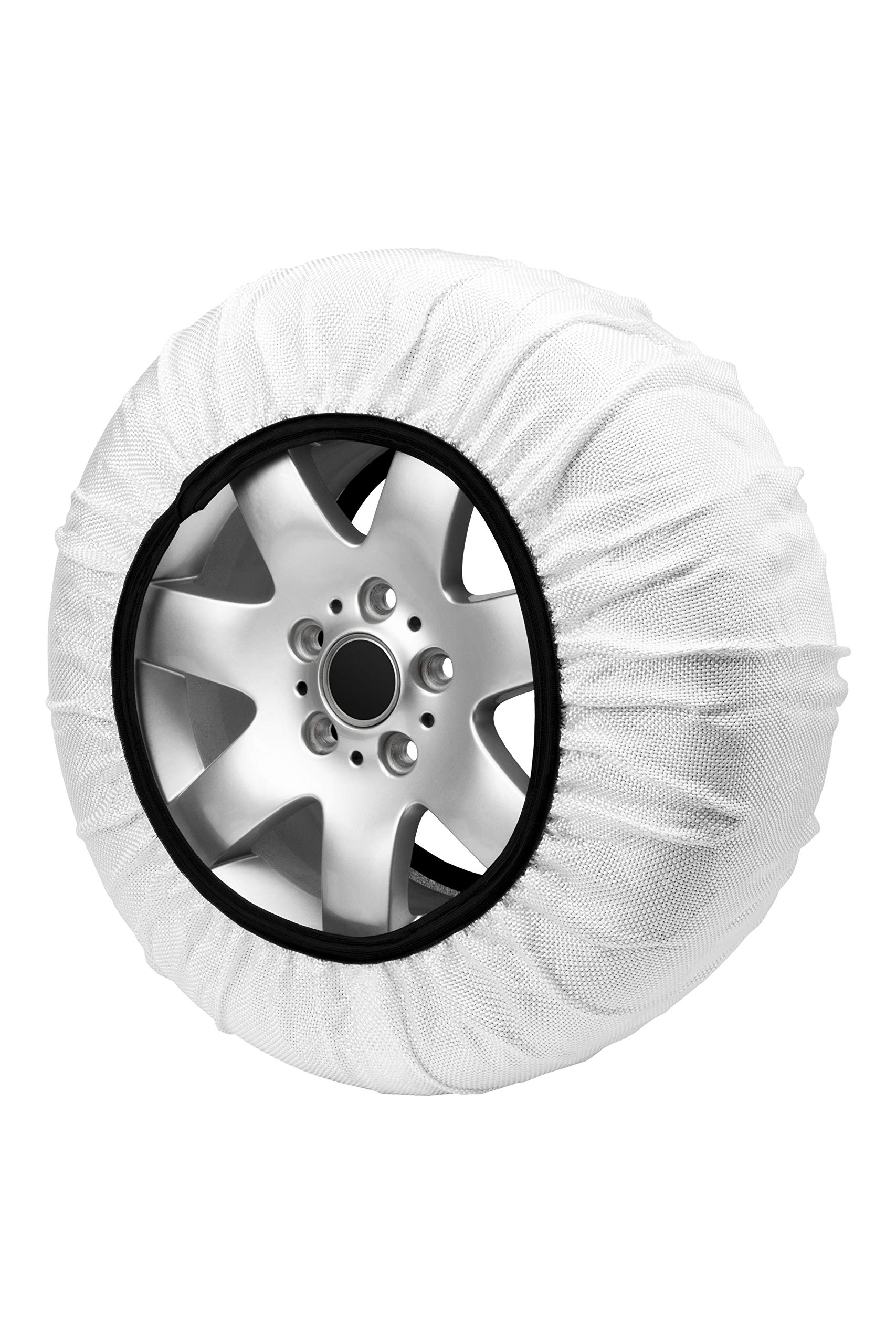 Shark C50058 Super Long Life Snow Socks for Car Tires - Size 58 - Winter Traction Aid for Snow & Ice - Perfect for SUVs, Trucks & Emergency Winter Driving