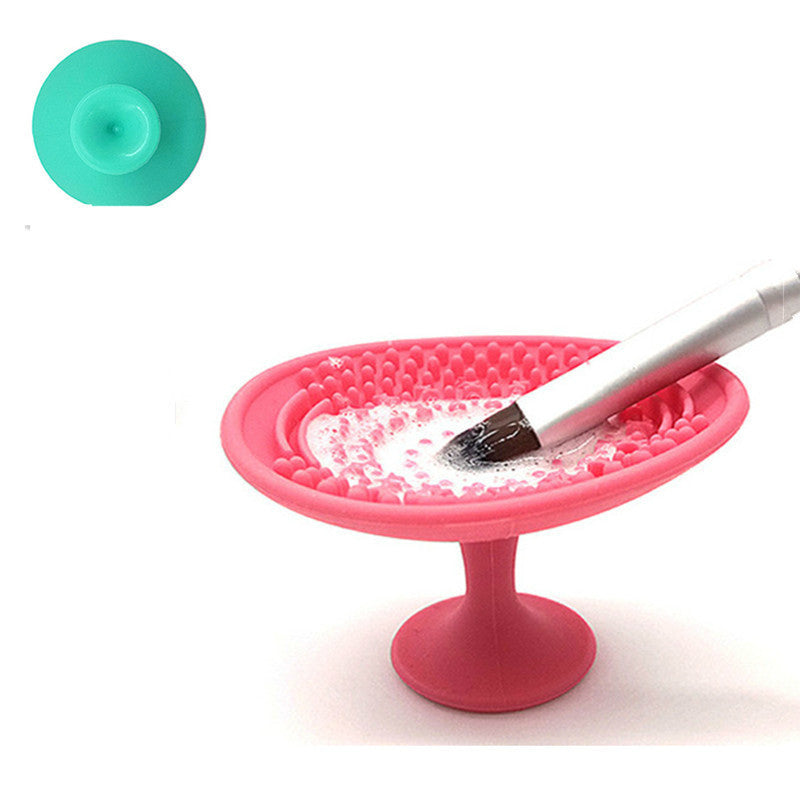 Premium Silicone Makeup Brush Cleaner Pad - Deep Cleaning Mat for Foundation, Eyeshadow & Cosmetic Brushes - Perfect for Home & Professional Makeup Artists