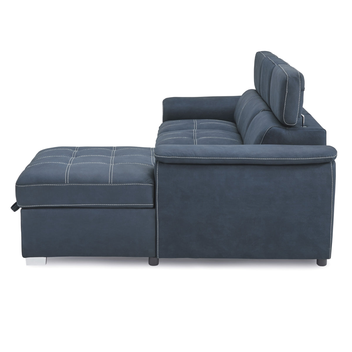 FlexiSleep Convertible Storage Sofa Bed - Foldable Sleeper Sofa with Hidden Storage for Small Spaces | Perfect for Guest Rooms, Apartments & Dorm Rooms