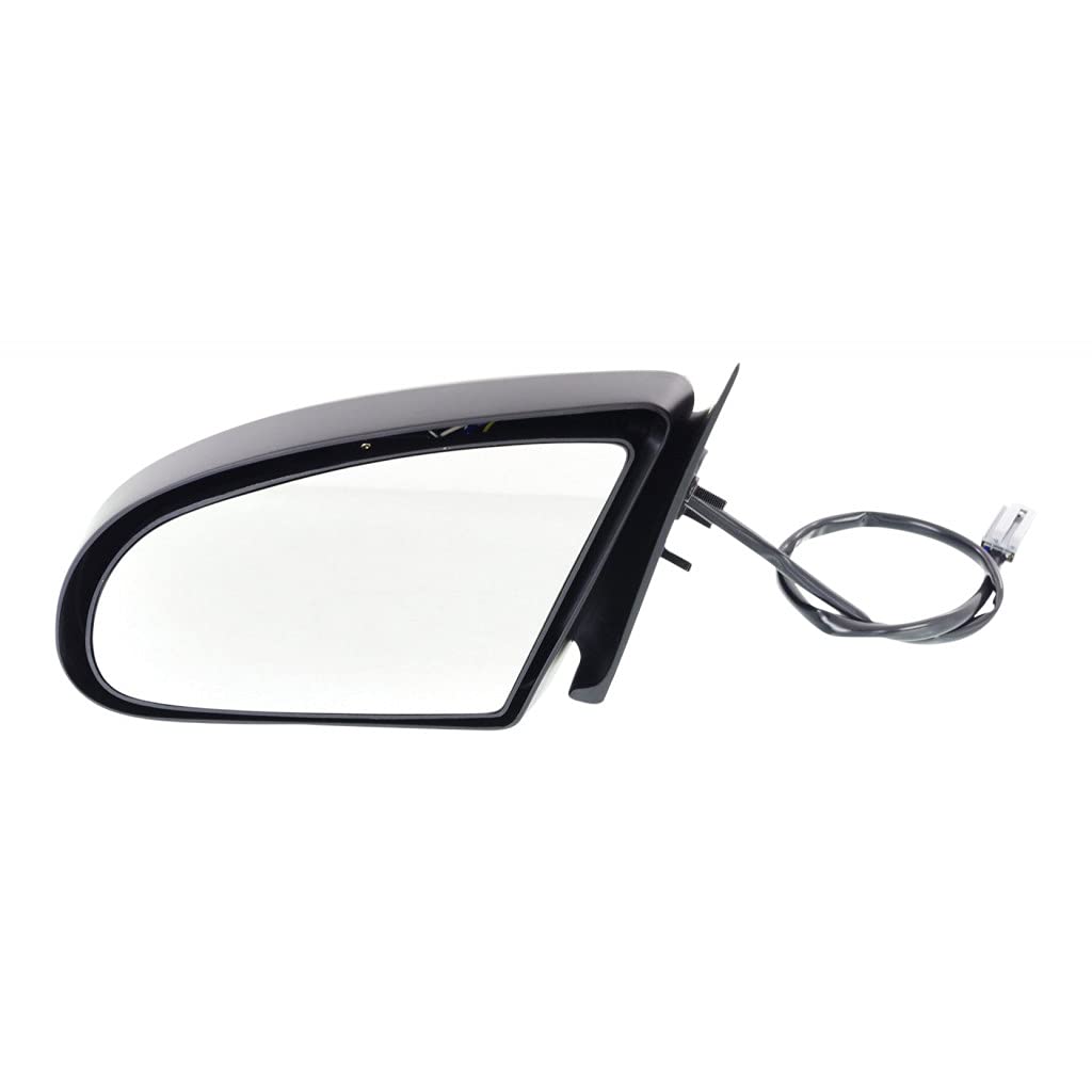 1989-1997 Ford Thunderbird Driver Side Power Door Mirror - Non-Heated Manual Folding Textured Black (Part# E9WY17682B/FO1320133) | Replacement for Broken Mirrors | Perfect for Classic Car Restoration & Daily Driving