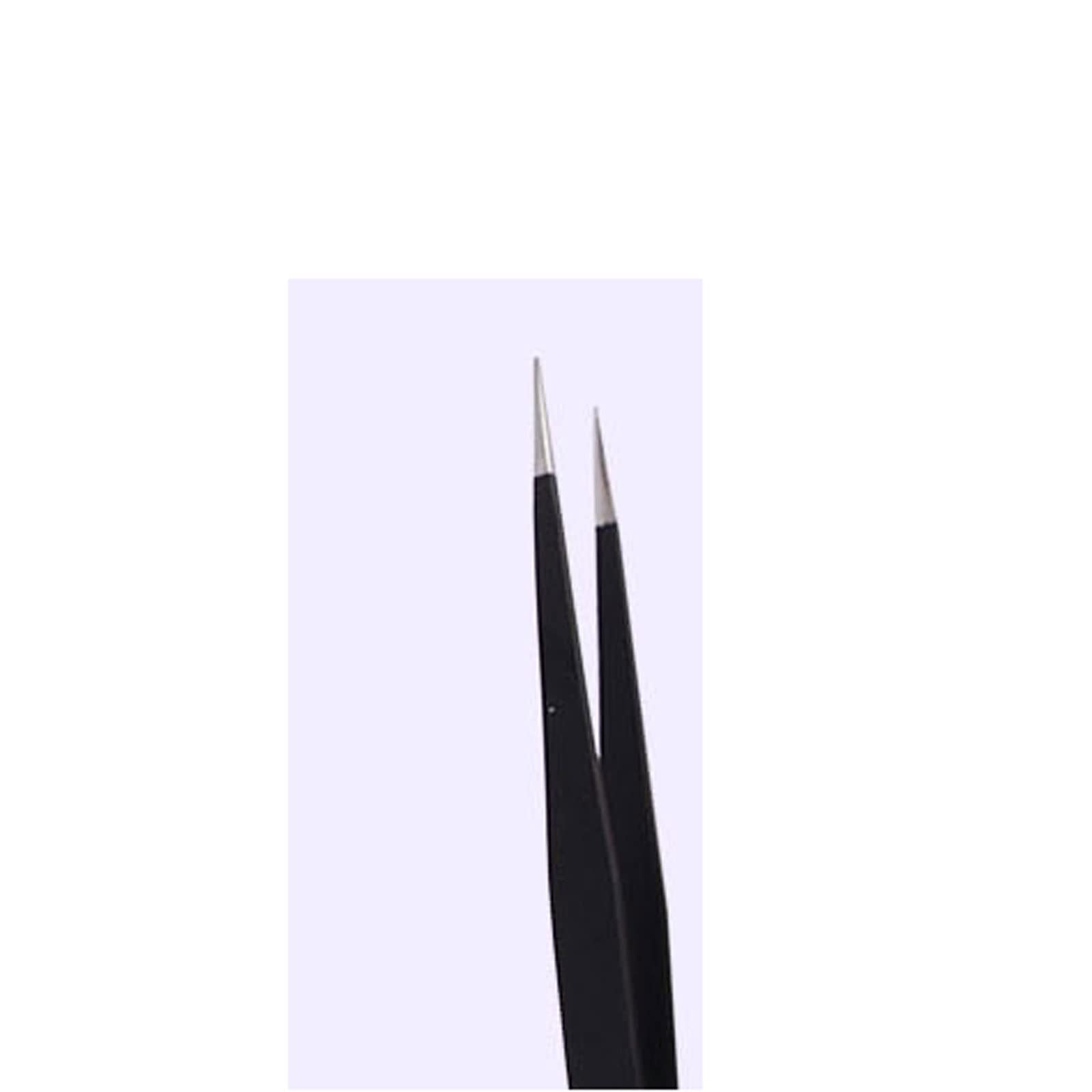 Professional Stainless Steel Hair Removal Tweezers Set - Straight & Curved Precision Tweezers for Eyebrows, Eyelash Extensions & Makeup | Pointed Clip Nippers for Grooming, Salon & Home Use