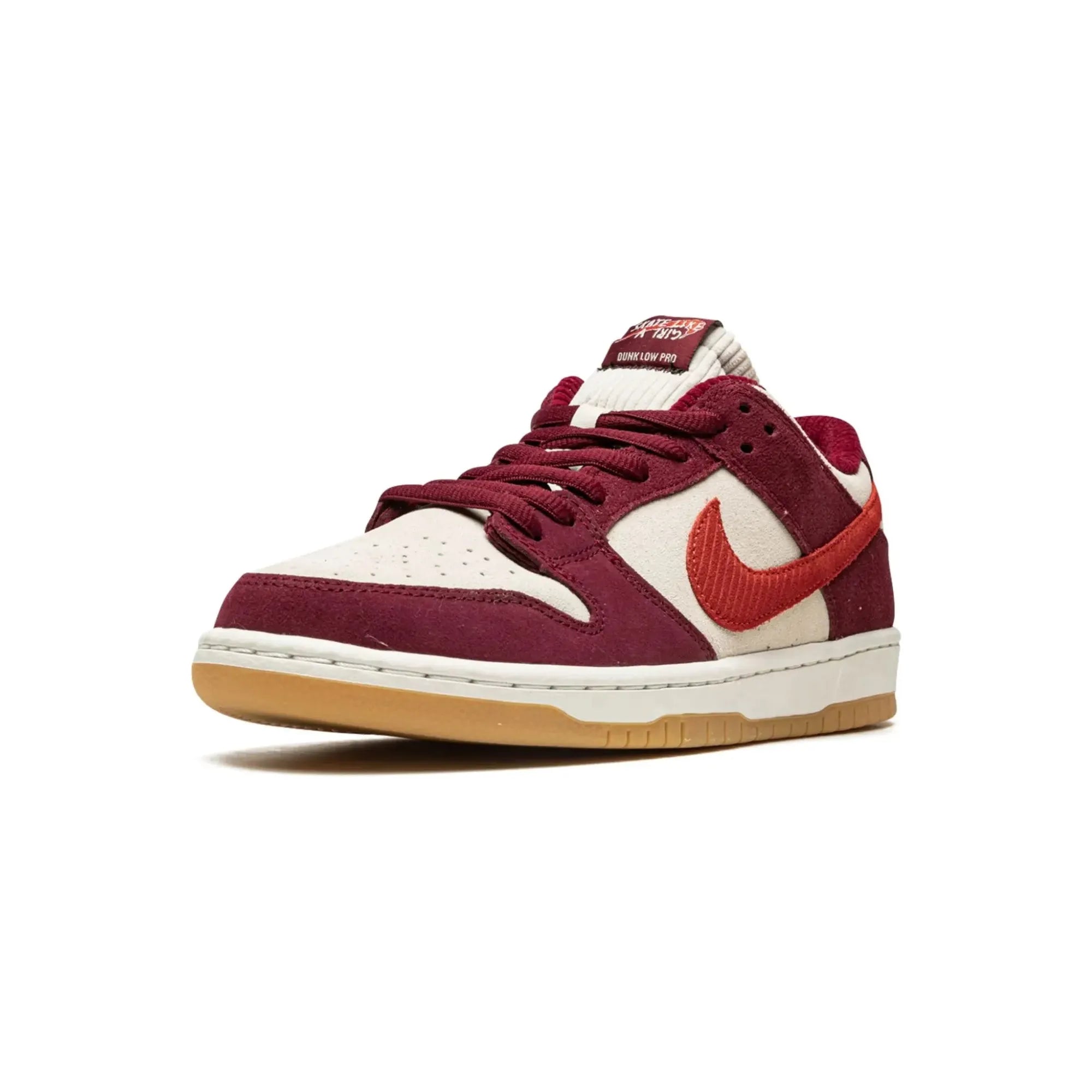 Nike SB Dunk Low X Skate Like A Girl Bordeaux Skateboarding Shoes - Women's Casual Sneakers for Streetwear & Skateboarding