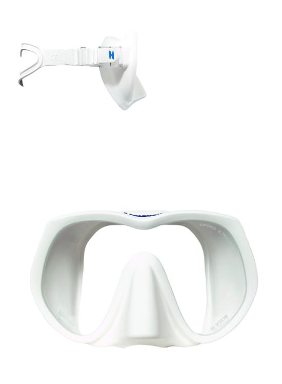Halcyon H View Frameless Dive Mask - Premium Scuba Diving Gear for Clear Underwater Vision | Perfect for Snorkeling, Spearfishing & Marine Exploration