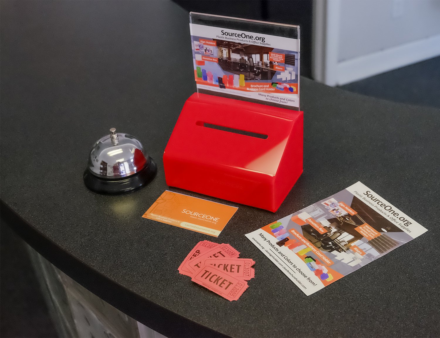 Durable Acrylic Donation Box with Lock & Sign Holder - Secure Ballot Box for Voting, Fundraising, Events & Charity Collections