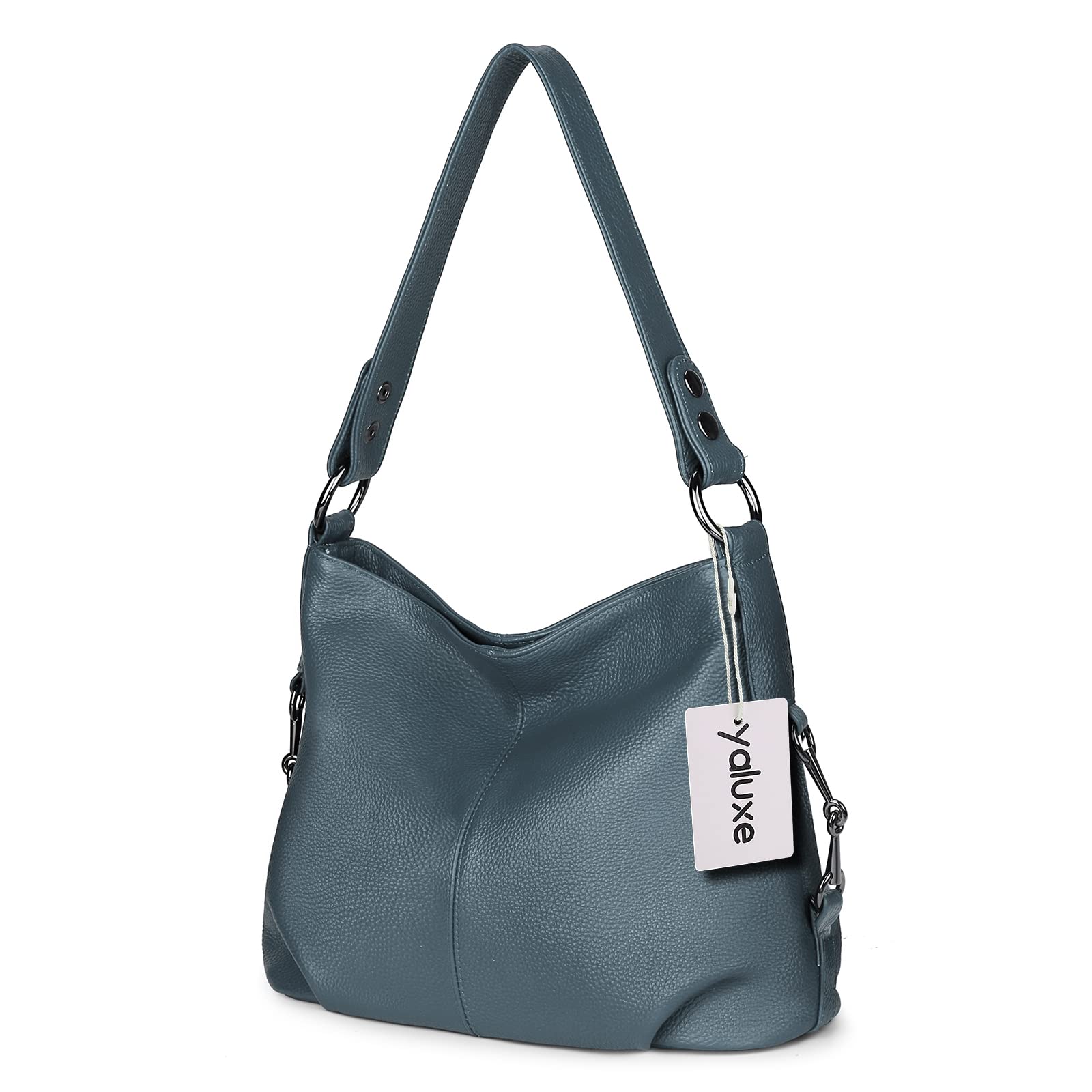 YALUXE Genuine Leather Shoulder Bags for Women - Stylish Hobo Handbag, Crossbody Purse with Adjustable Strap | Perfect for Work, Travel & Everyday Use