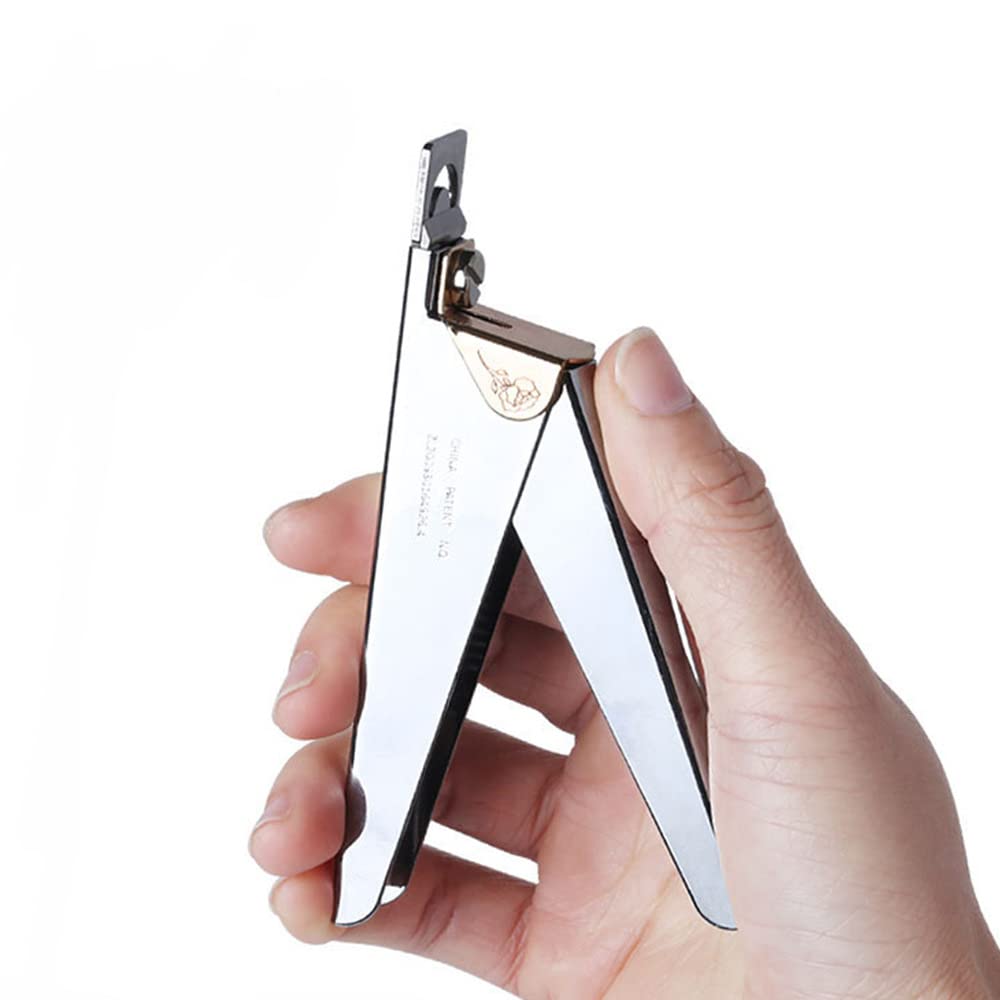 Professional Bunny Nail Studio Tip Cutter for Acrylic & Gel Nail Extensions | Precision Manicure Tool for Nail Art & Salon Use | Durable Silver Nail Clipper for Home & Professional Styling