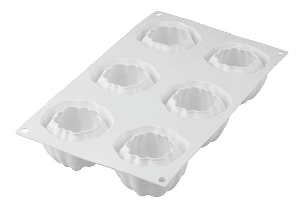 Silikomart Bloom Silicone Mold for Baking - Premium Flower Cake Pan for Cupcakes, Chocolate, Candles & Soap Making - Perfect for DIY Desserts, Home Decor & Gifts