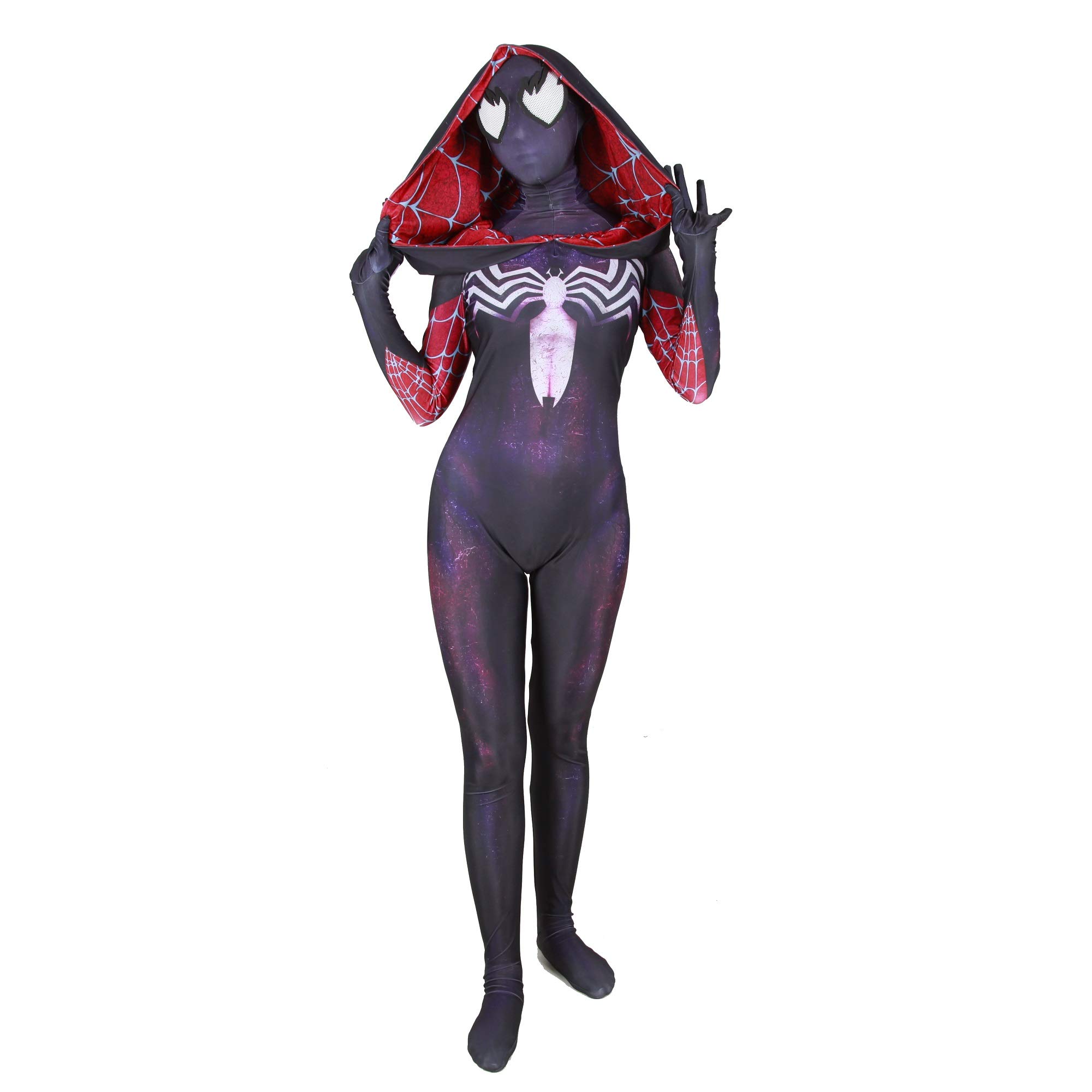 Purple Spandex Zentai Cosplay Suit for Women - Full Body Halloween Costume | Perfect for Cosplay Events, Halloween Parties & Themed Performances