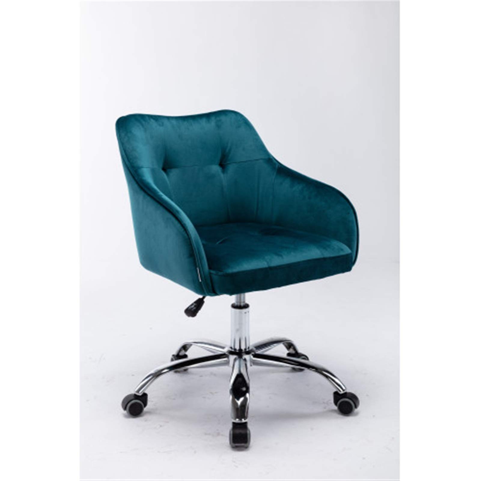 Modern Swivel Office Chair with 360° Rotation - Ergonomic Comfort for Home, Living Room & Bedroom - Lake Blue Leisure Chair for Work & Relaxation | Perfect for Remote Work, Gaming & Study