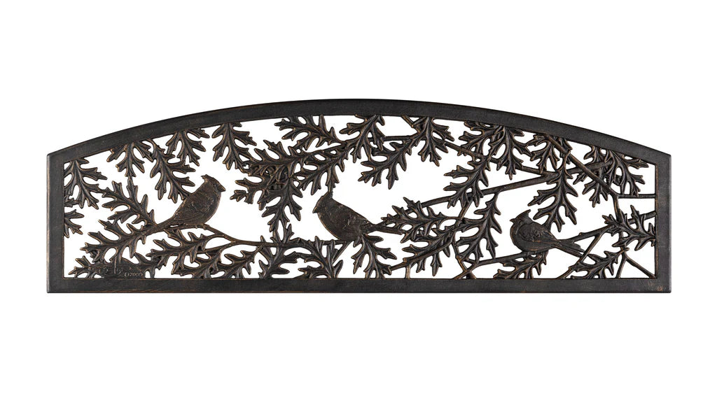 Outdoor Cardinal Bench - Durable Weather-Resistant Garden Bench for Patio, Backyard, and Park - Perfect for Relaxing Outdoors